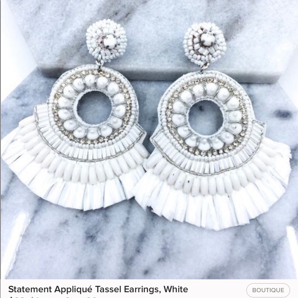 Statement tassel earrings
